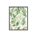 Picture of Watercolor Greens II _GroupedProduct_Rectangle_Portrait_Canvas_Framed_