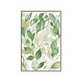 Picture of Watercolor Greens II _GroupedProduct_Rectangle_Portrait_Canvas_Framed_