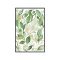 Picture of Watercolor Greens II _GroupedProduct_Rectangle_Portrait_Canvas_Framed_