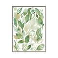 Picture of Watercolor Greens II _GroupedProduct_Rectangle_Portrait_Canvas_Framed_