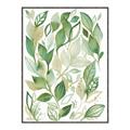Picture of Watercolor Greens II _GroupedProduct_Rectangle_Portrait_Canvas_Framed_