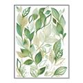 Picture of Watercolor Greens II _GroupedProduct_Rectangle_Portrait_Canvas_Framed_