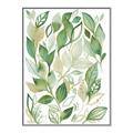 Picture of Watercolor Greens II _GroupedProduct_Rectangle_Portrait_Canvas_Framed_