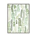 Picture of Watercolor Greens II _GroupedProduct_Rectangle_Portrait_Canvas_Framed_