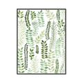 Picture of Watercolor Greens II _GroupedProduct_Rectangle_Portrait_Canvas_Framed_