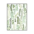 Picture of Watercolor Greens II _GroupedProduct_Rectangle_Portrait_Canvas_Framed_