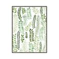 Picture of Watercolor Greens II _GroupedProduct_Rectangle_Portrait_Canvas_Framed_