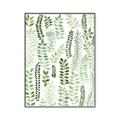 Picture of Watercolor Greens II _GroupedProduct_Rectangle_Portrait_Canvas_Framed_