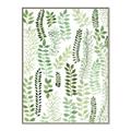 Picture of Watercolor Greens II _GroupedProduct_Rectangle_Portrait_Canvas_Framed_