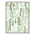 Picture of Watercolor Greens II _GroupedProduct_Rectangle_Portrait_Canvas_Framed_
