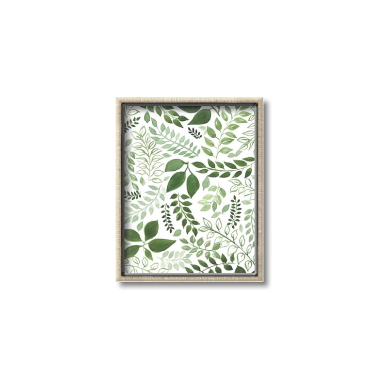 Picture of Watercolor Ferns II _GroupedProduct_Rectangle_Portrait_Canvas_Framed_
