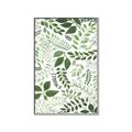 Picture of Watercolor Ferns II _GroupedProduct_Rectangle_Portrait_Canvas_Framed_