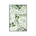 Picture of Watercolor Ferns II _GroupedProduct_Rectangle_Portrait_Canvas_Framed_