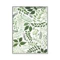 Picture of Watercolor Ferns II _GroupedProduct_Rectangle_Portrait_Canvas_Framed_