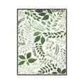 Picture of Watercolor Ferns II _GroupedProduct_Rectangle_Portrait_Canvas_Framed_