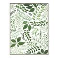 Picture of Watercolor Ferns II _GroupedProduct_Rectangle_Portrait_Canvas_Framed_