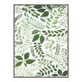 Picture of Watercolor Ferns II _GroupedProduct_Rectangle_Portrait_Canvas_Framed_