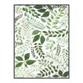 Picture of Watercolor Ferns II _GroupedProduct_Rectangle_Portrait_Canvas_Framed_