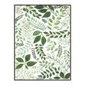 Picture of Watercolor Ferns II _GroupedProduct_Rectangle_Portrait_Canvas_Framed_