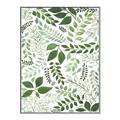 Picture of Watercolor Ferns II _GroupedProduct_Rectangle_Portrait_Canvas_Framed_