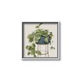 Picture of Plant in Black Pot II _GroupedProduct_Square_Canvas_Framed_