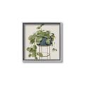 Picture of Plant in Black Pot II _GroupedProduct_Square_Canvas_Framed_