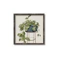 Picture of Plant in Black Pot II _GroupedProduct_Square_Canvas_Framed_