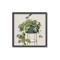 Picture of Plant in Black Pot II _GroupedProduct_Square_Canvas_Framed_