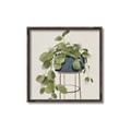 Picture of Plant in Black Pot II _GroupedProduct_Square_Canvas_Framed_