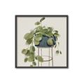 Picture of Plant in Black Pot II _GroupedProduct_Square_Canvas_Framed_