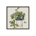 Picture of Plant in Black Pot II _GroupedProduct_Square_Canvas_Framed_