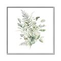 Picture of Botanical Burst I _GroupedProduct_Square_Canvas_Framed_