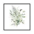 Picture of Botanical Burst I _GroupedProduct_Square_Canvas_Framed_