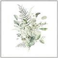 Picture of Botanical Burst I _GroupedProduct_Square_Canvas_Framed_
