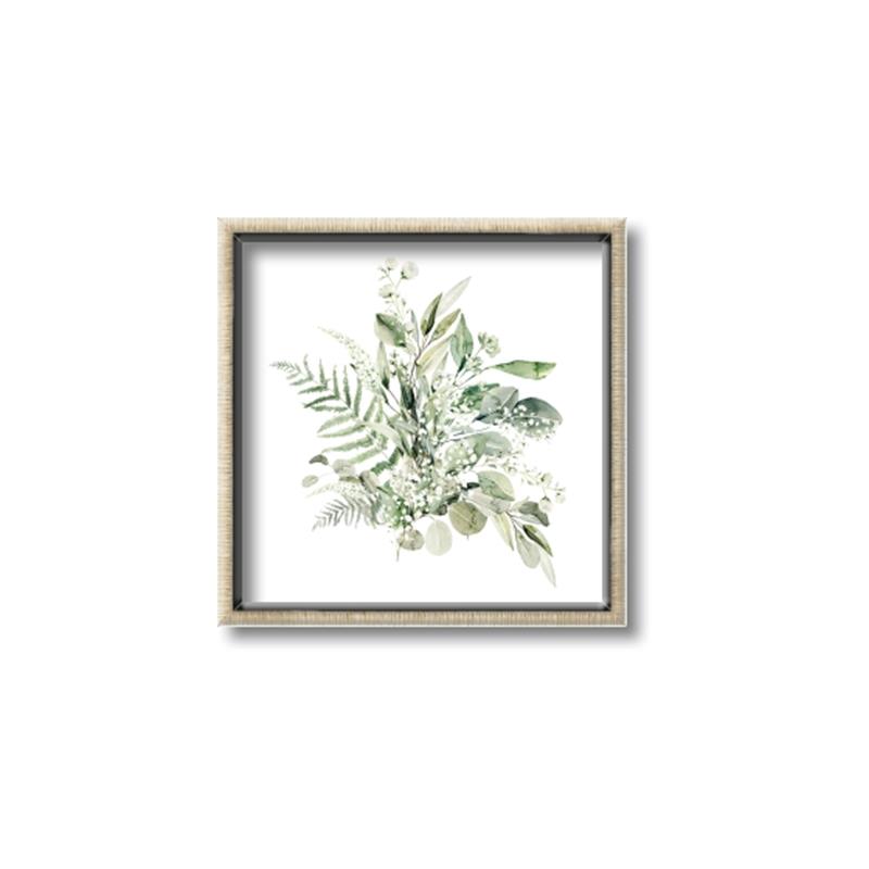 Picture of Botanical Burst II _GroupedProduct_Square_Canvas_Framed_
