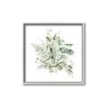 Picture of Botanical Burst II _GroupedProduct_Square_Canvas_Framed_