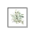 Picture of Botanical Burst II _GroupedProduct_Square_Canvas_Framed_