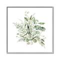 Picture of Botanical Burst II _GroupedProduct_Square_Canvas_Framed_