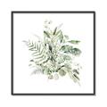 Picture of Botanical Burst II _GroupedProduct_Square_Canvas_Framed_