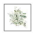 Picture of Botanical Burst II _GroupedProduct_Square_Canvas_Framed_