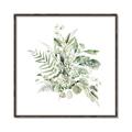 Picture of Botanical Burst II _GroupedProduct_Square_Canvas_Framed_