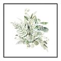 Picture of Botanical Burst II _GroupedProduct_Square_Canvas_Framed_