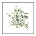 Picture of Botanical Burst II _GroupedProduct_Square_Canvas_Framed_