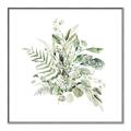 Picture of Botanical Burst II _GroupedProduct_Square_Canvas_Framed_