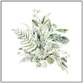 Picture of Botanical Burst II _GroupedProduct_Square_Canvas_Framed_