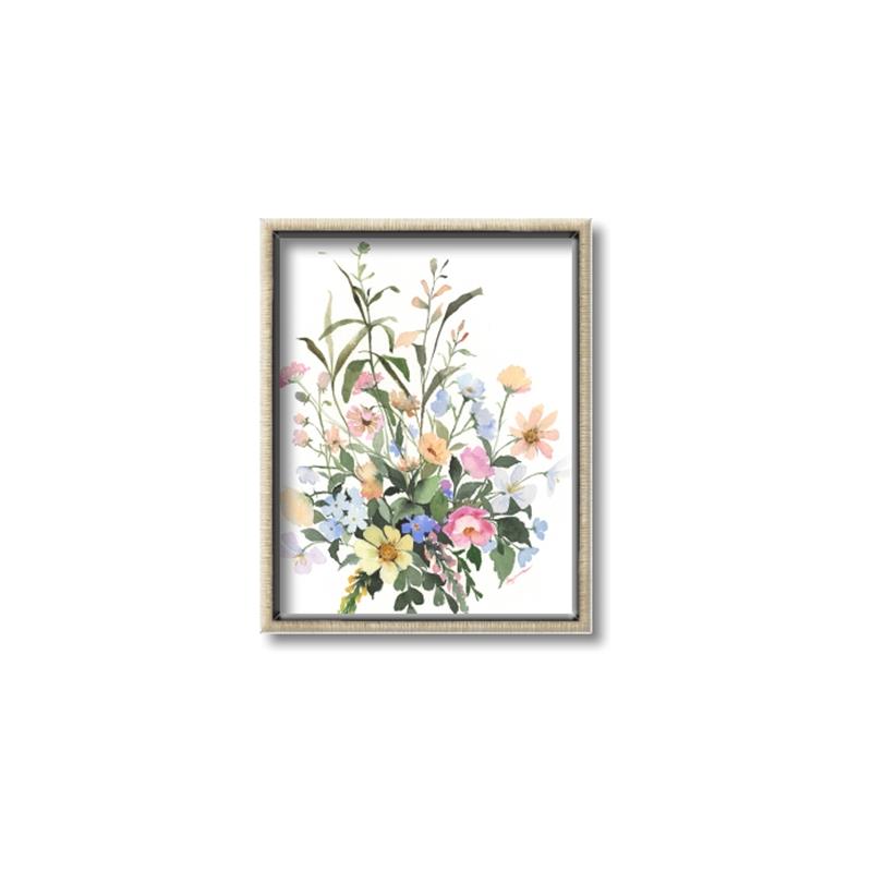 Picture of Wild Flower Bouquet II _GroupedProduct_Rectangle_Portrait_Canvas_Framed_