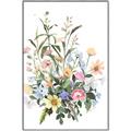 Picture of Wild Flower Bouquet II _GroupedProduct_Rectangle_Portrait_Canvas_Framed_