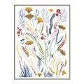 Picture of Ferns & Florals II _GroupedProduct_Rectangle_Portrait_Canvas_Framed_