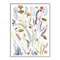 Picture of Ferns & Florals II _GroupedProduct_Rectangle_Portrait_Canvas_Framed_