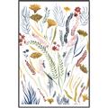 Picture of Ferns & Florals II _GroupedProduct_Rectangle_Portrait_Canvas_Framed_